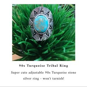 💙90’s Turquoise Tribal Ring💙